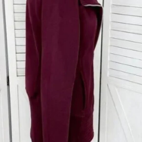 Lululemon Radiant Jacket II Burgundy Size 8 Fleece Full Zip W4BGCS - Picture 4 of 6